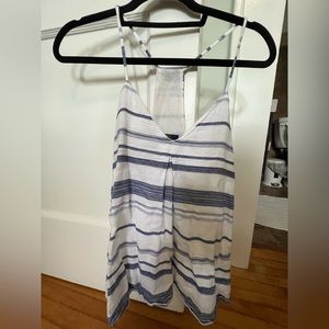 Blue and white striped tank by Polo Ralph Lauren
